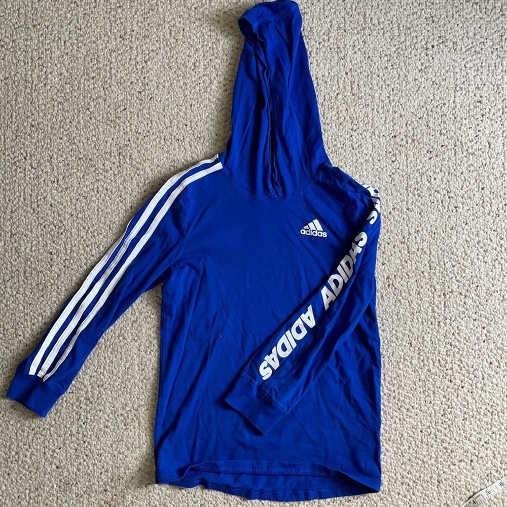 Boys Adidas Hooded Pulllover